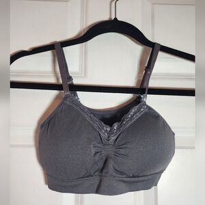 Women's Gray Bralette One Size (Fits Small)